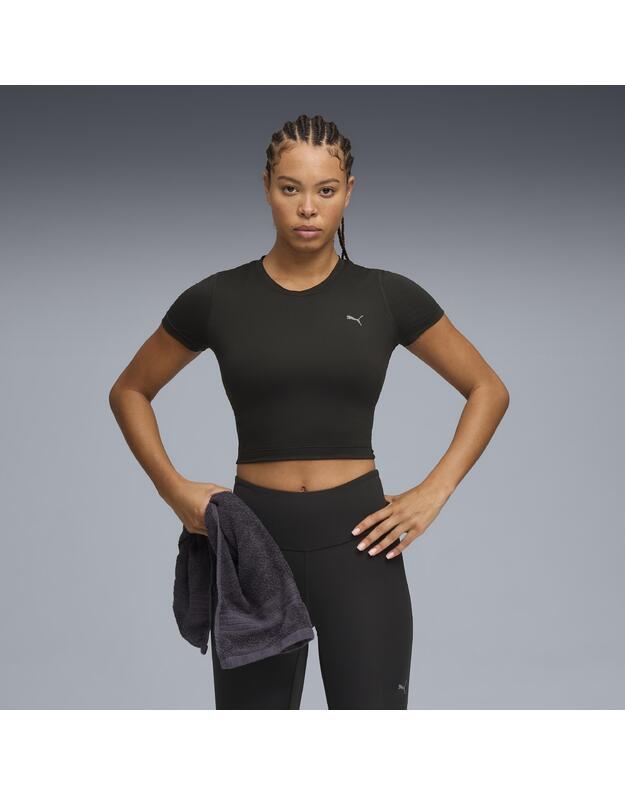 PUMA W CLOUDSPUN SS TWIST TEE  marškinėliai