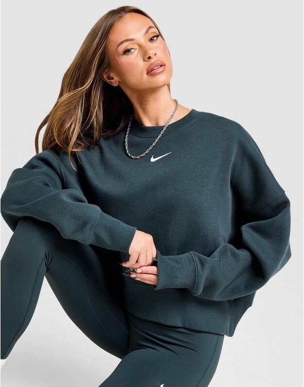 NIKE W NSW PHNX FLC OOS CREW  bliuzonas 3