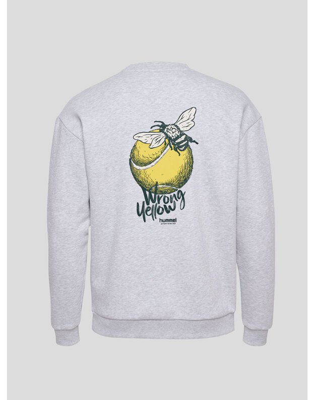 HUMMEL hmlLOOSE CREW WRONG YELLOW  bliuzonas 3