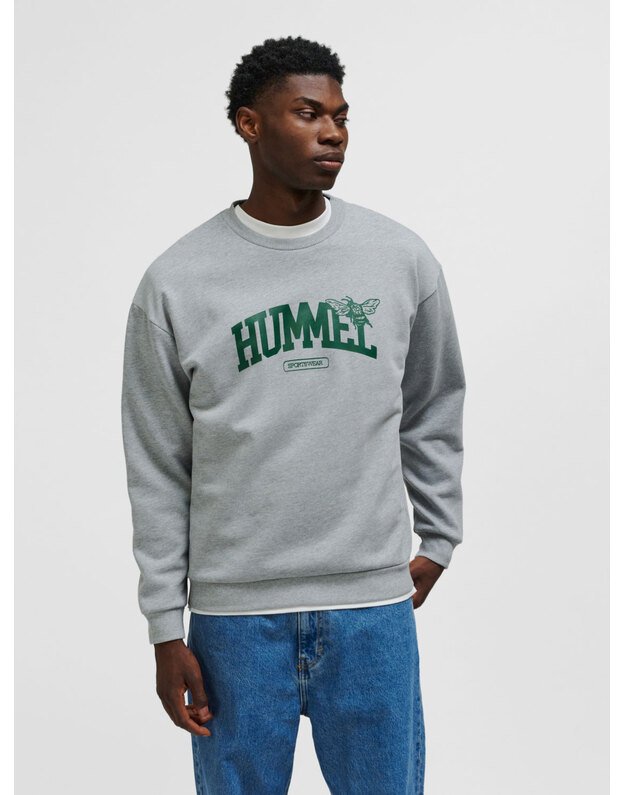 HUMMEL hmILOOSE CREWNECK UNIVERSITY BEE  bliuzonas