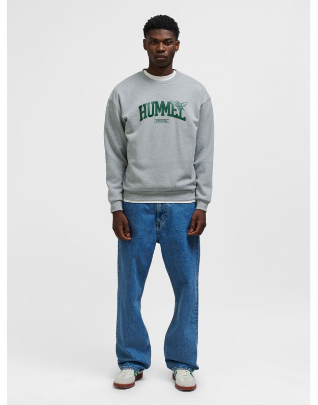 HUMMEL hmILOOSE CREWNECK UNIVERSITY BEE  bliuzonas