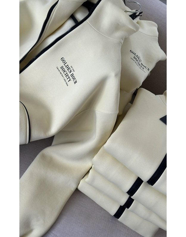 GHSociety HalfZIP vintage yellow bluzonas