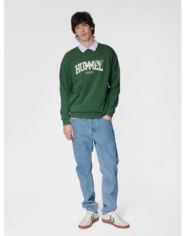 HUMMEL hmILOOSE CREWNECK UNIVERSITY BEE  bliuzonas
