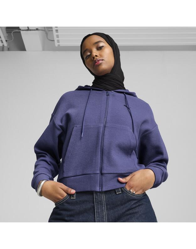 PUMA HER Comfort Crop Full-Zip bliuzonas