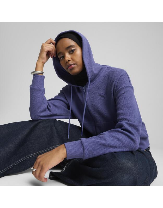 PUMA HER Comfort Crop Full-Zip bliuzonas