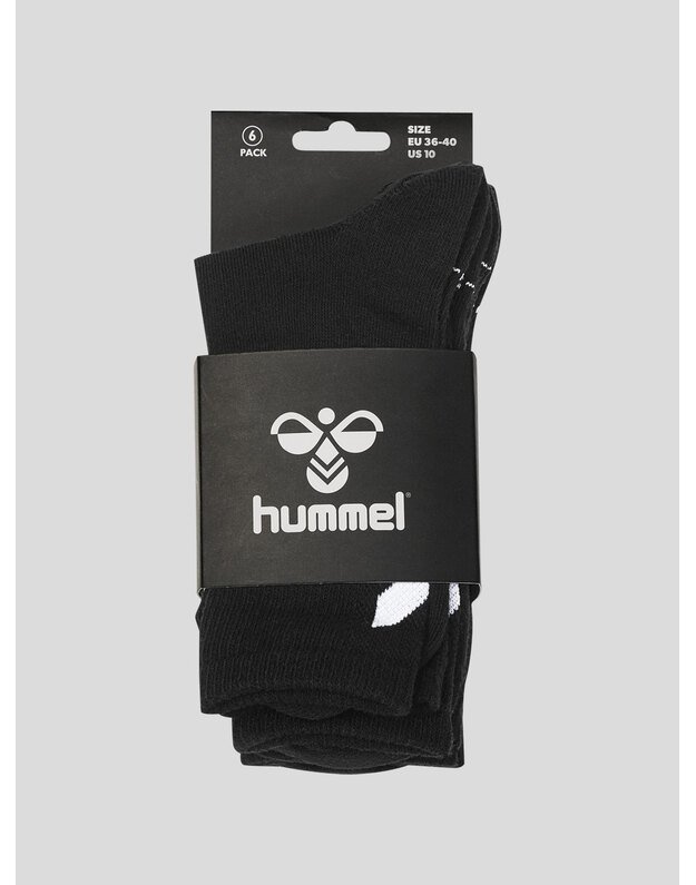 HUMMEL hmICHEVRON 6-PACK ANKLE SOCKS  kojinės