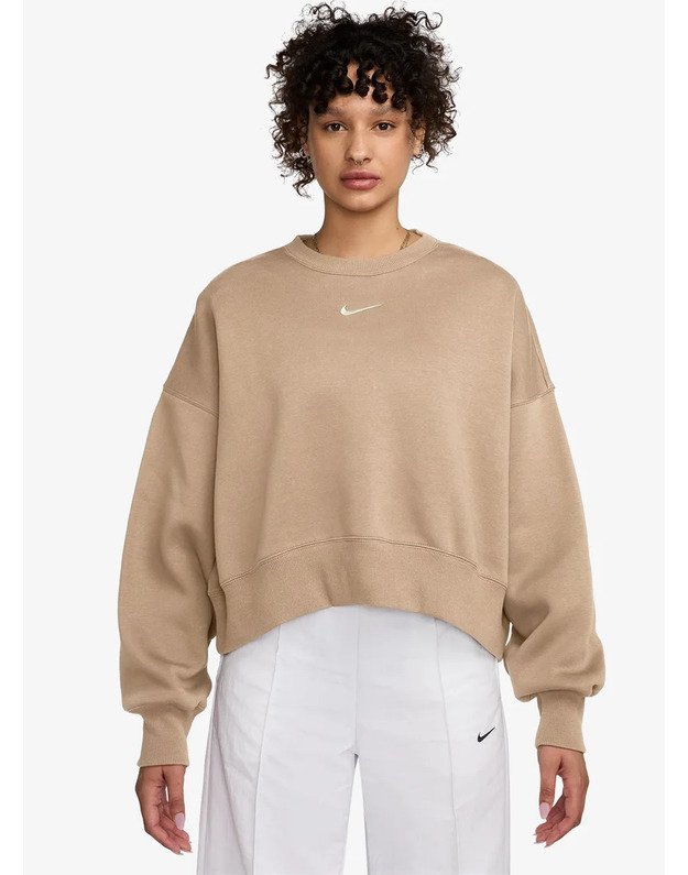 NIKE W NSW PHNX FLC OOS CREW  bliuzonas