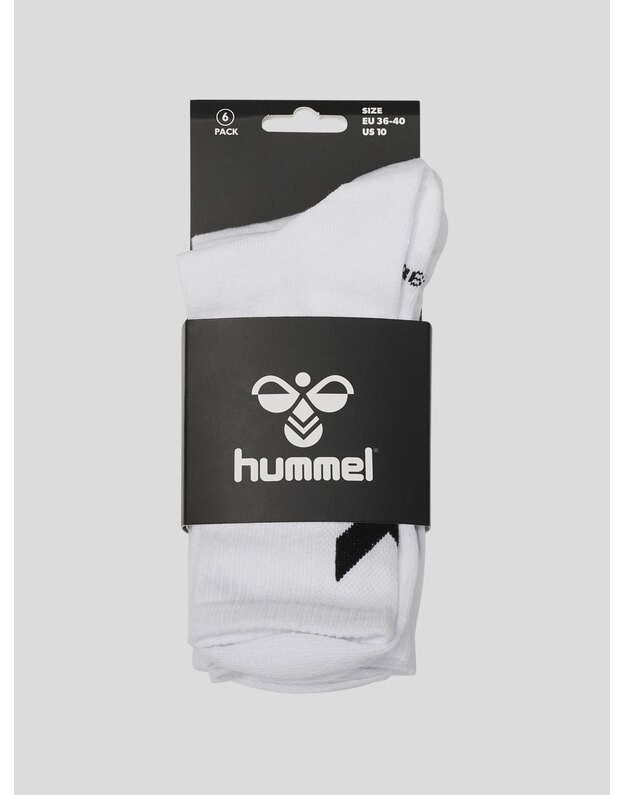 HUMMEL hmICHEVRON 6-PACK ANKLE SOCKS  kojinės