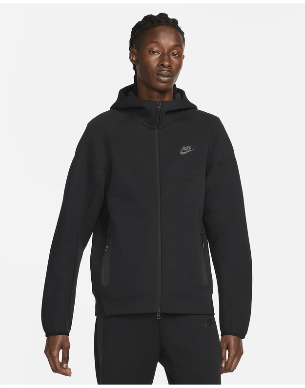 NIKE M NK TCH FLC FZ WR HOODIE bliuzonas 