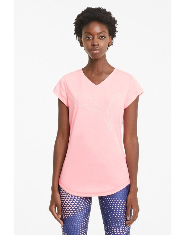 PUMA TRAIN HEATHER CAT marškinėliai