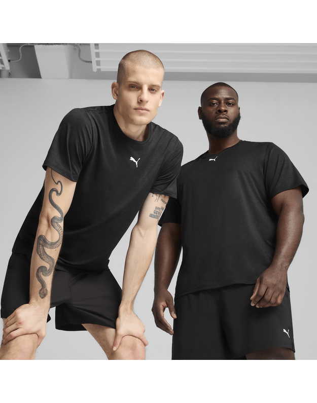 PUMA M TAD ESSENTIALS HEATHER CAT  marškinėliai 4