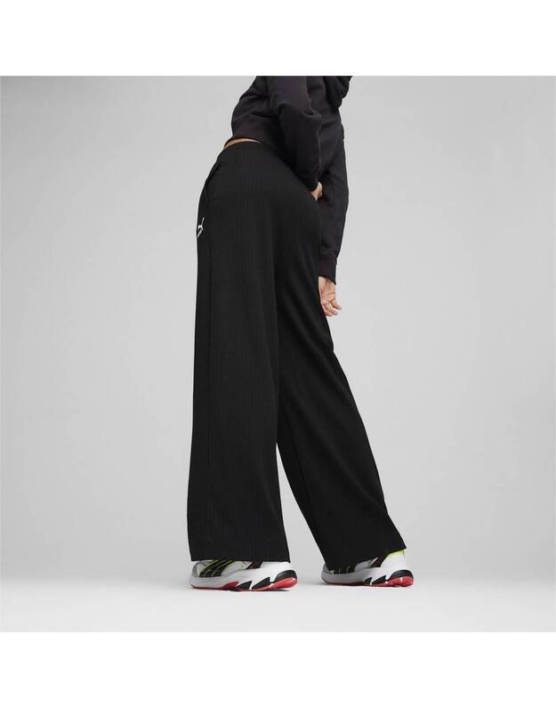 PUMA Ribbed Relaxed kelnės 1
