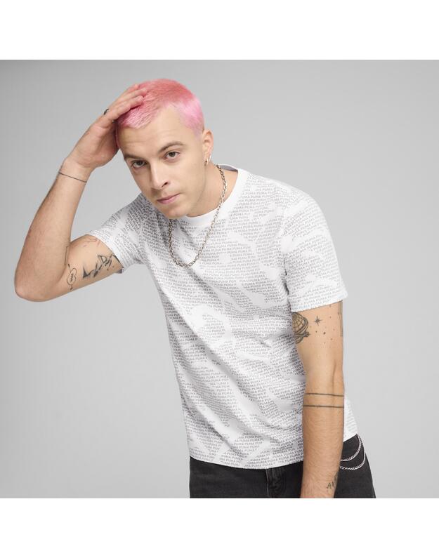 PUMA ESS LOGO LAB AOP  marškinėliai