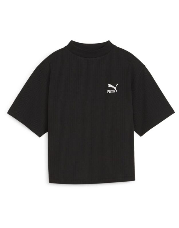 PUMA Ribbed Relaxed marškinėliai
