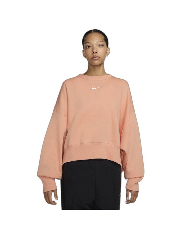 NIKE W NSW PHNX FLC OOS CREW  bliuzonas