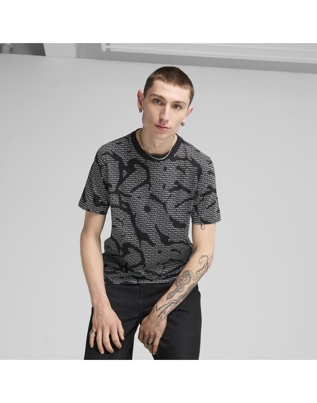 PUMA ESS LOGO LAB AOP  marškinėliai