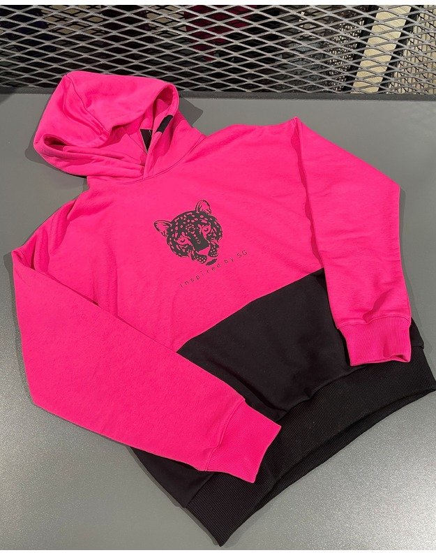 SG "1982" FUCSIA bliuzonas su juoda apačia ir tigru