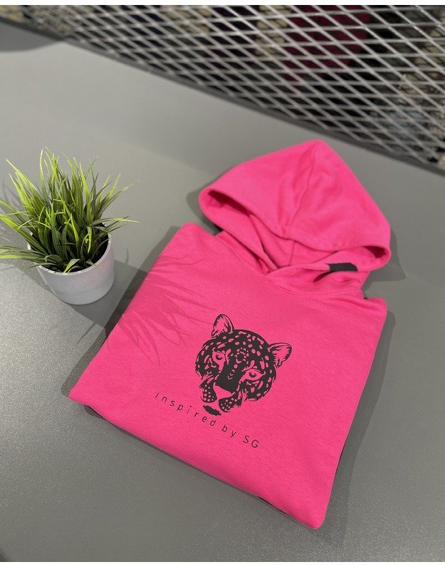 SG "1982" FUCSIA bliuzonas su juoda apačia ir tigru