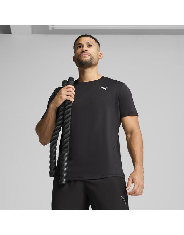 PUMA M TAD Essential Poly Texture Tee marškinėliai